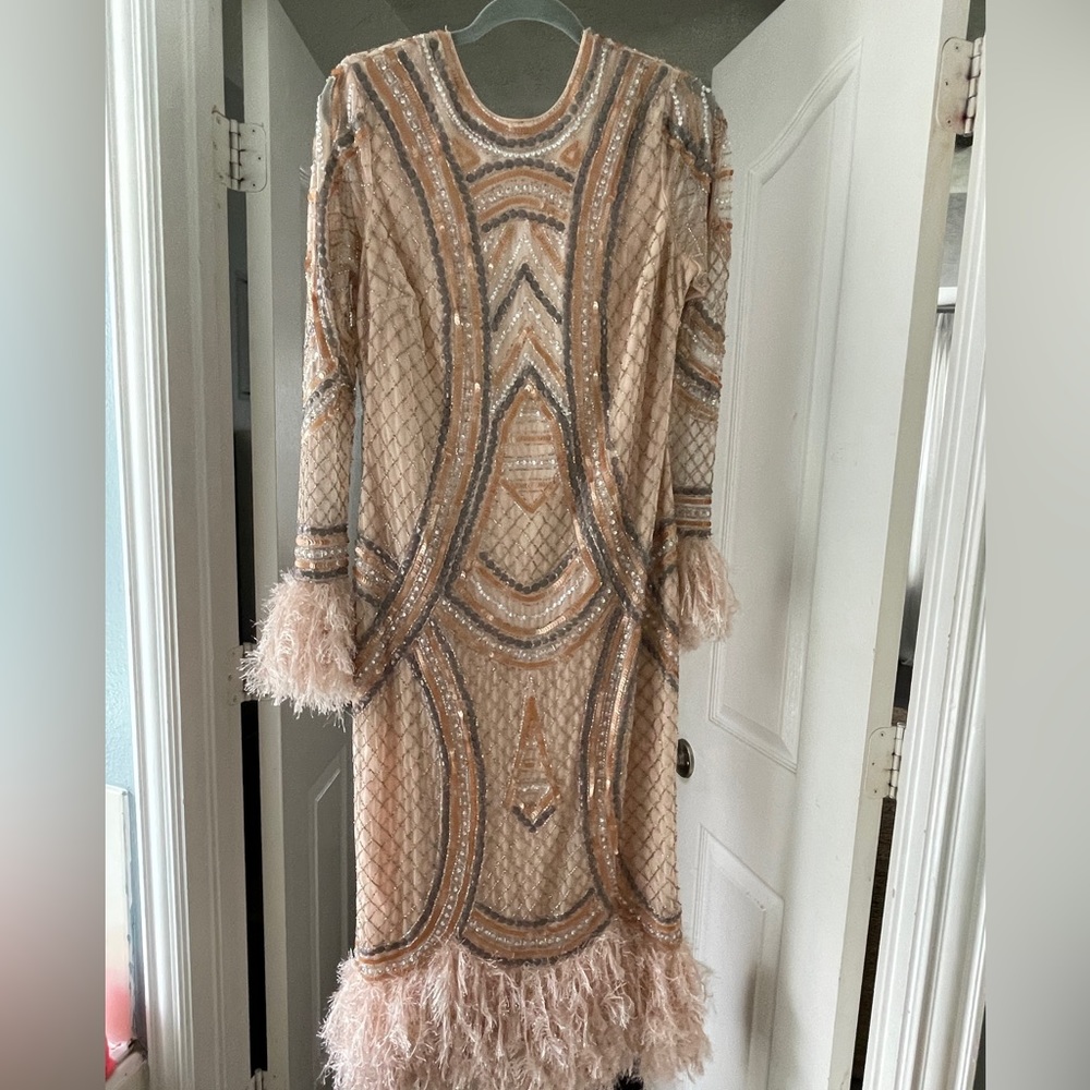 Cocktail calf length dress